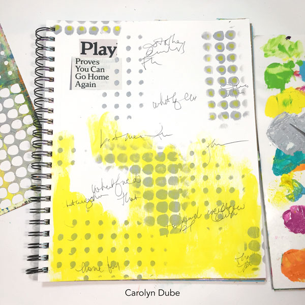 How to Find Meaning for Your Art Journal Page with Carolyn Dube