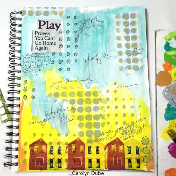 How to Find Meaning for Your Art Journal Page with Carolyn Dube