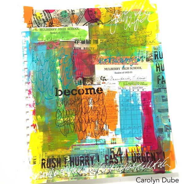 art-journal-fundamentals-workshop-carolyn-dube