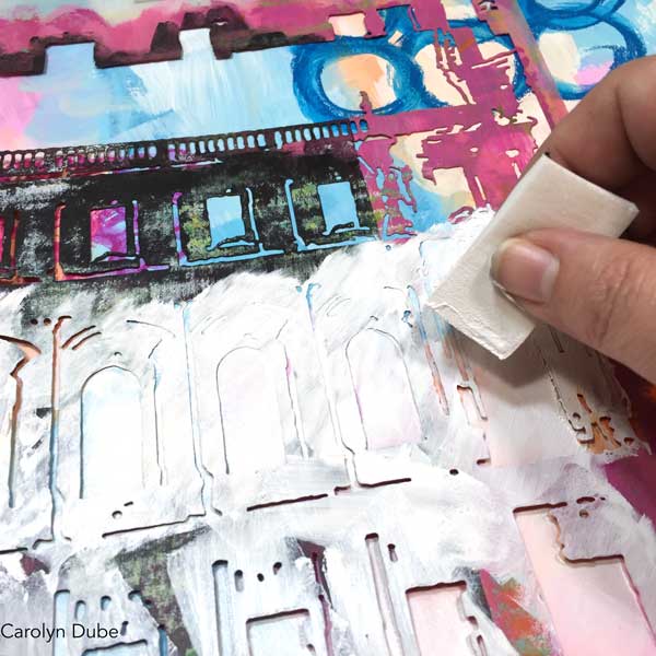 Watercolor crayons and art journaling with Carolyn Dube