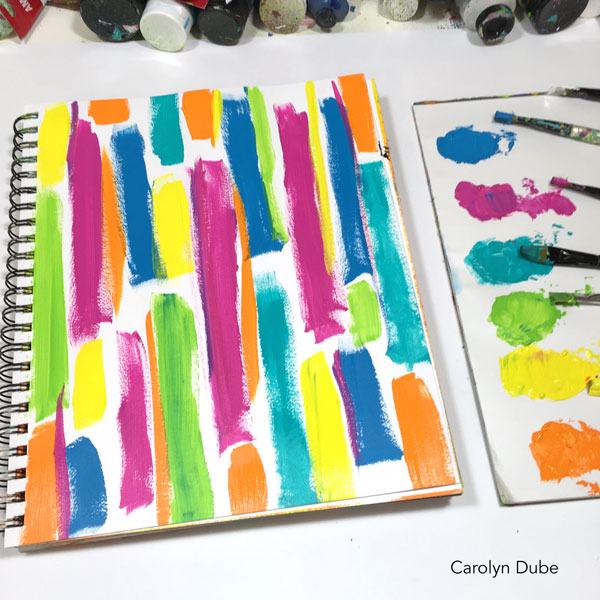 art-journaling-with-leftover-paint-carolyn-dube